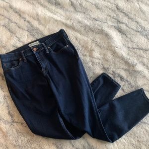 Madewell: Dark Wash Skinny Jeans